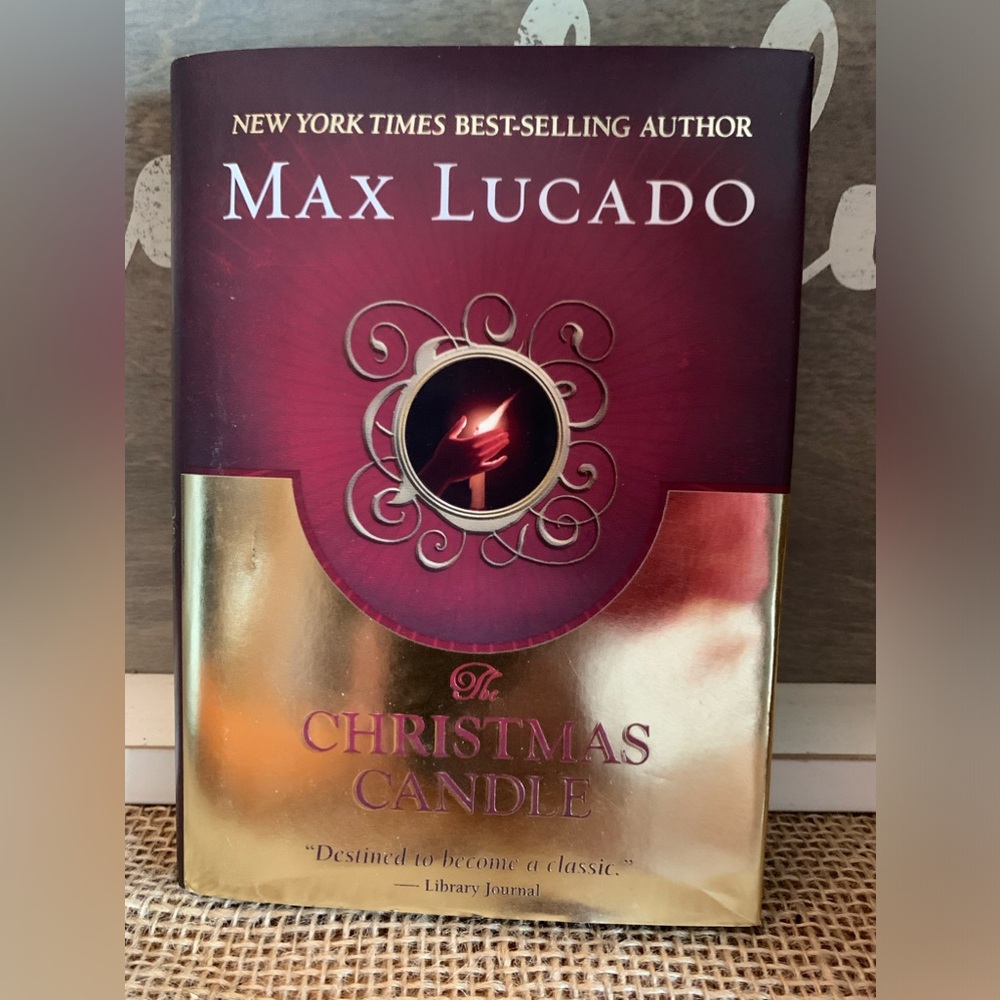 MAX LUCADO CHRISTMAS CANDLE BOOK - Picture 1 of 2